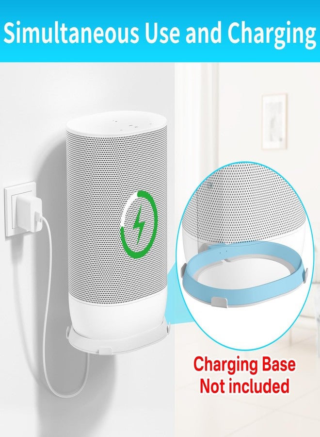 Yibracki Heavy-Duty Wall Bracket Compatible with Sonos Move 1 and Move 2 Wall Mount Indoor/Outdoor for Sonos Move Mount Easy to Install, White - Image 2